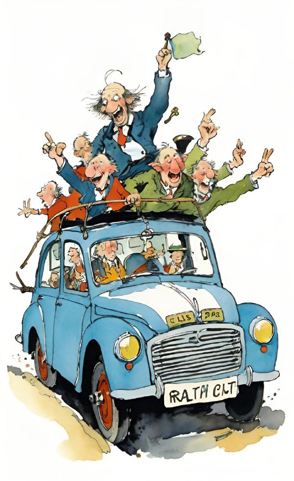 �Ԃł͂��Ⴎ�V�l����,�W�c�S���̃C���[�W