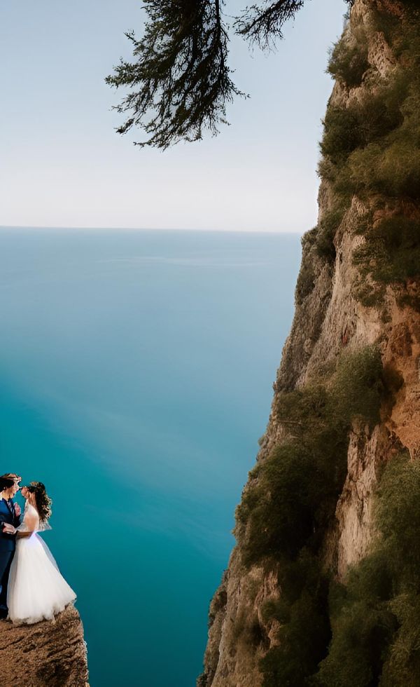 崖の上の結婚式,吊り橋効果のイメージ
