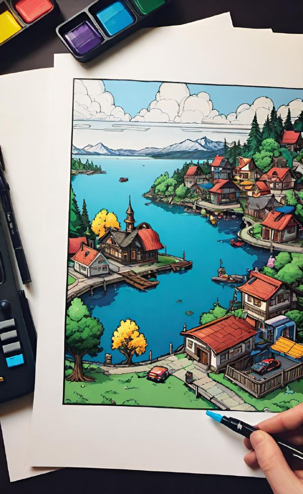 架空の町, レイク・ウォビゴン効果のイメージ