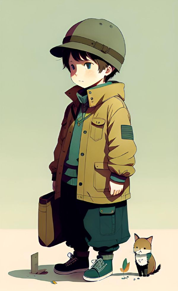 自信満々の少年・レイク・ウォビゴン効果のイメージ