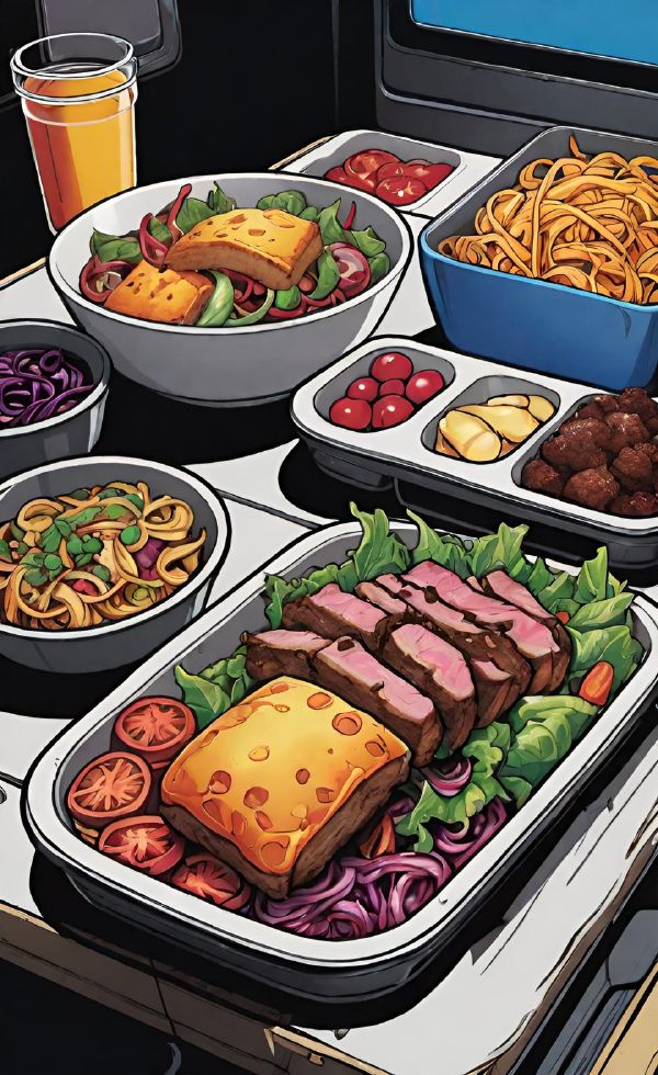 豪華なランチ,ランチョン・テクニックのイメージ