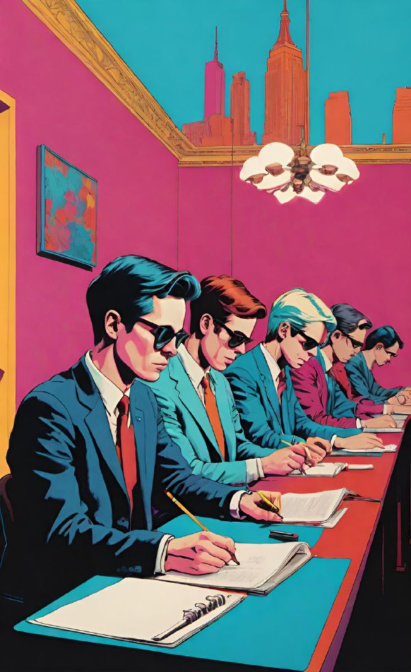 試験会場,IQテストのイメージ