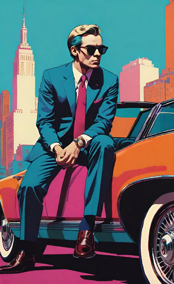 自信満々な男性,自己肯定感のイメージ