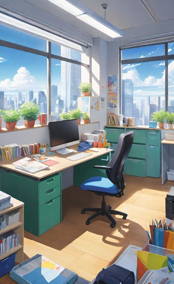 景色のいいオフィス